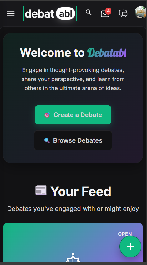 Debatabl screenshot