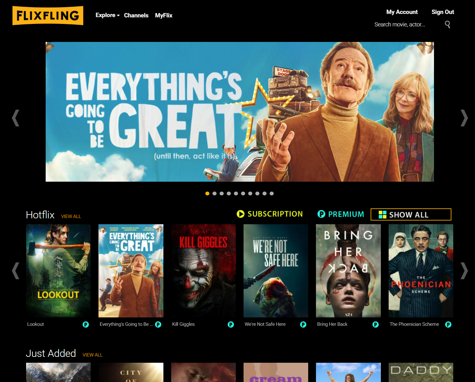 FlixFling screenshot